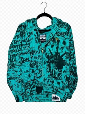 Zoo York Graphic Full Zip Hoodie | Men’s Large